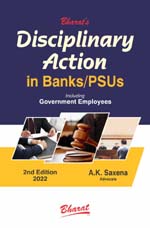 DISCIPLINARY ACTION in BANKS/PSUs including Government Employees